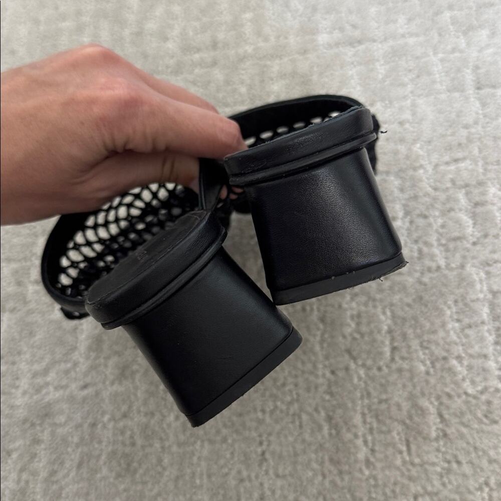 Intentionally Blank Jan Block Heel Mesh Sandals B… - image 7